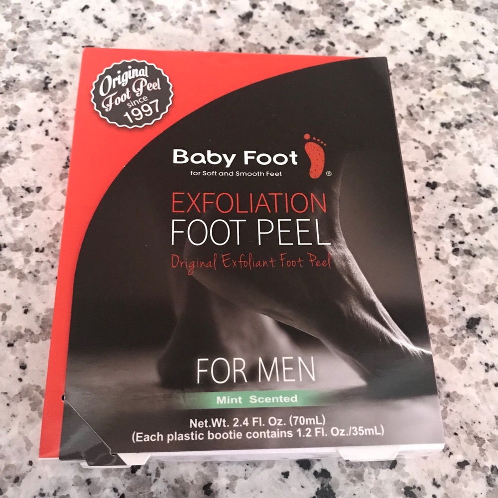 Baby Foot Exfoliation foot peel for Men
